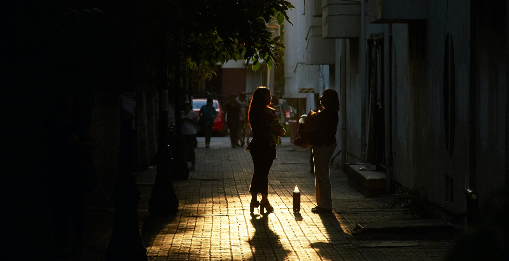 sixth image of people in street