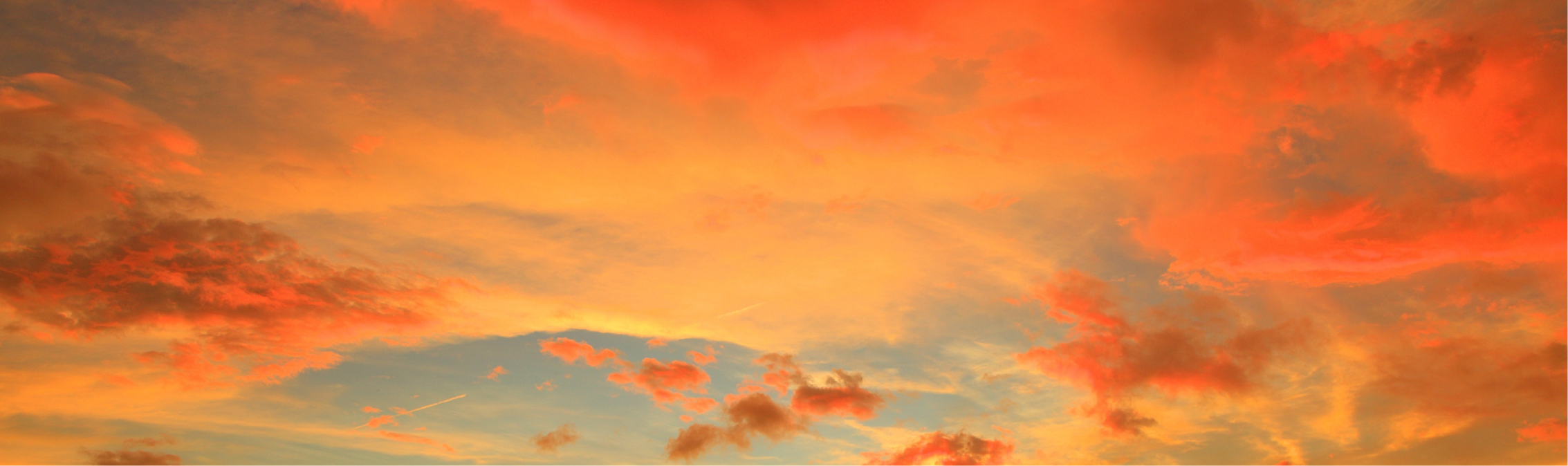 Opening image of sunset